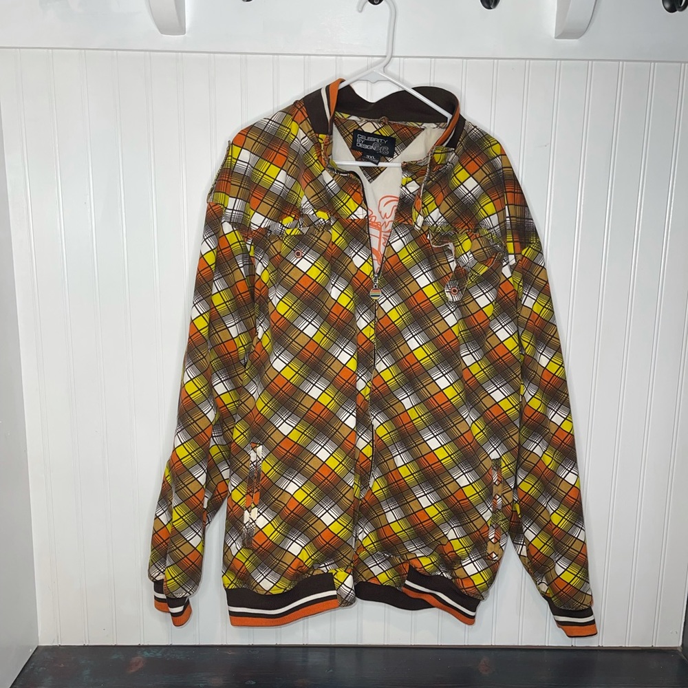 🌸‎  Celebrity by Design plaid/multicolor Jacket 3X